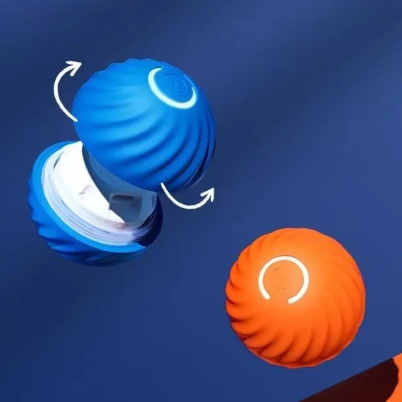 Automatic Moving Dog Toy Ball - Smart USB - Jumping Rotating Interactive Dog Ball