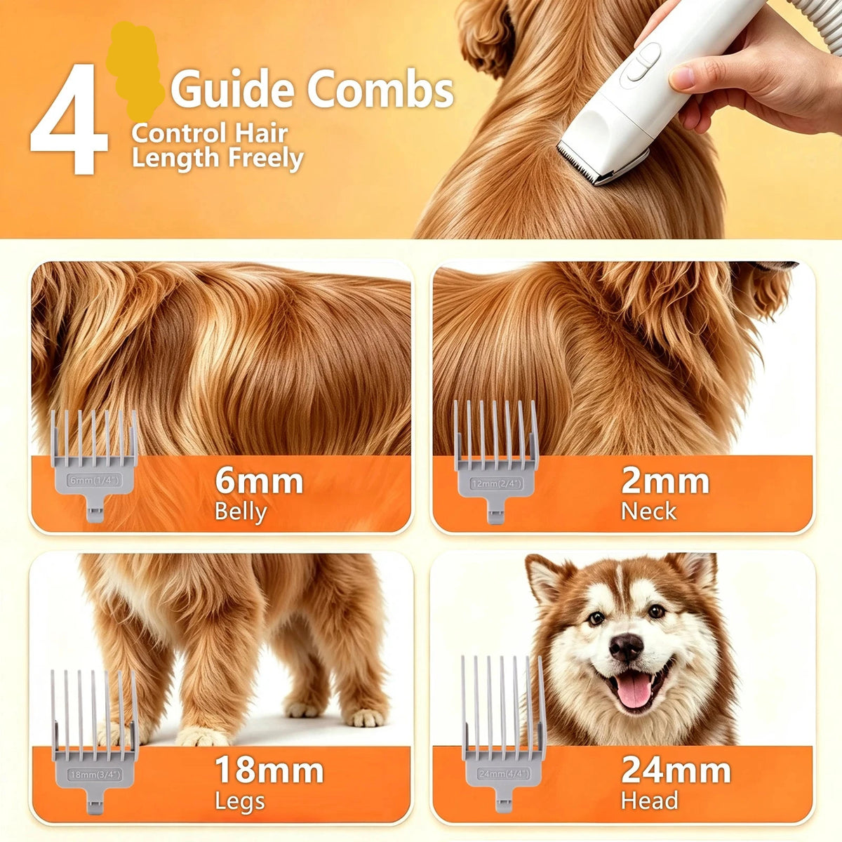 5-in-1 Dog Grooming Vacuum & Pet Grooming Kit
