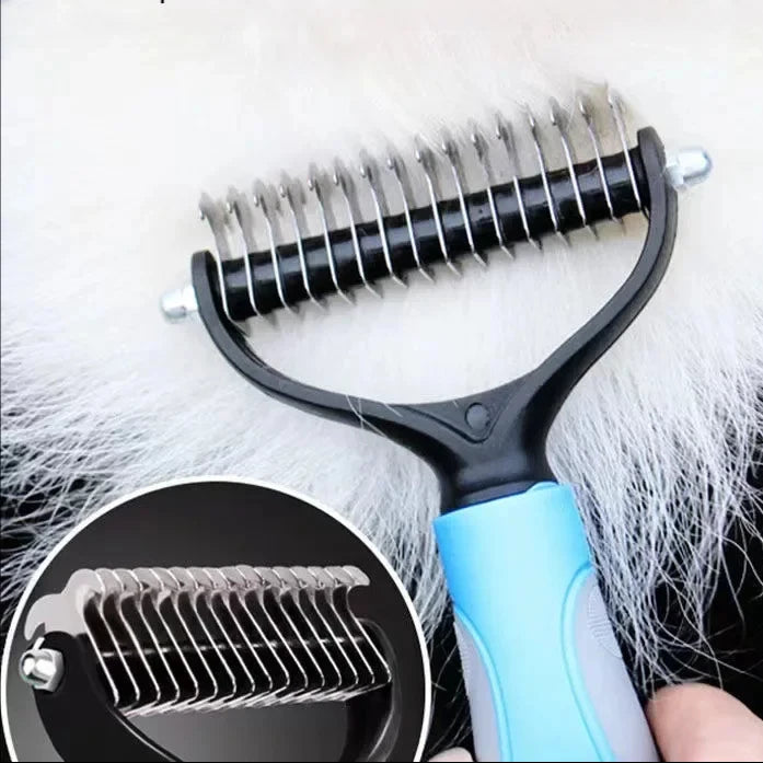 Double Sided Deshedding Brush